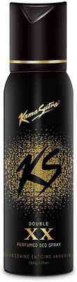 Kamasutra Double XX Deodorant Spray – For Men  (120 Ml) For Rs. 25 @ 90 %