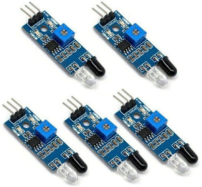 ERHIndia 5-Piece Infrared (IR) Proximity/Obstacle Detecting Sensor Module Electronic Components Electronic Hobby Kit