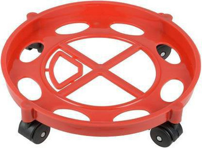 COMODO Cylinder Trolley with Wheels | Gas Trolly / LPG Cylinder Stand Gas Cylinder Trolley Gas Cylinder Trolley(Red)