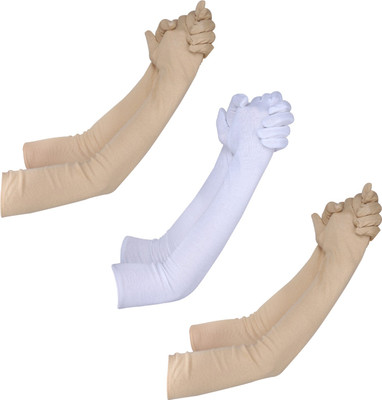 Buyra Cotton Arm Sleeve For Men & Women(Free, Multicolor)
