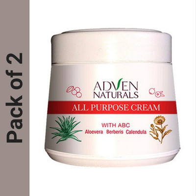 ADVEN All Purpose With Aloevera, Berberis, Calendula Cream(2 x 100 g)