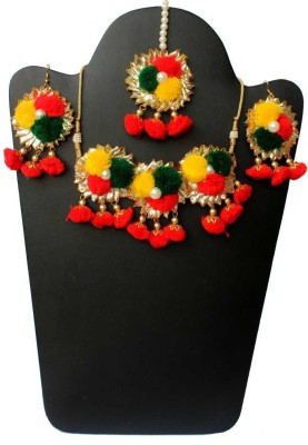 style revolver Fabric, Paper Multicolor Jewellery Set(Pack of 1)