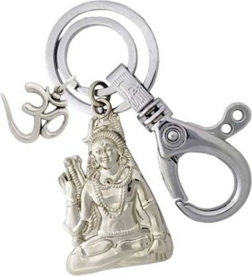 Rashi Traders Stylish Bhagwan Shiv With Locking Hook key Chain Key Chain