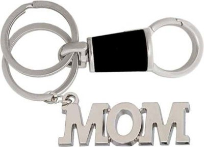 Rashi Traders heavy Metal I Love Mom Parents Anniversary, Mothers Day Gift, Locking Hook Key Chain Key Chain