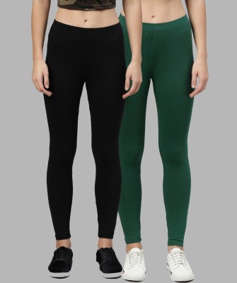 Kryptic Ankle Length  Western Wear Legging(Green, Black, Solid)