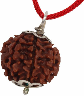 Beautum ORIGINAL(NEPALI) 7 MUKHI RUDRAKSHA Wood Pendant