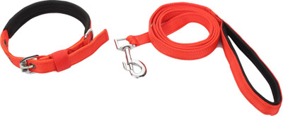 Wildedge 138 cm Dog Strap Leash(Red)