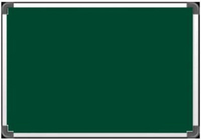 JS MART Reversible Wooden non magnetic whiteboard Chalkboard 2x1.5 feet Whiteboards and Duster Combos(White, Green)