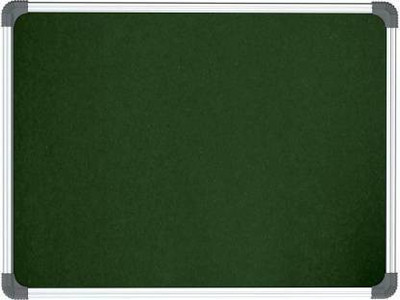 JS MART Reversible Wooden non magnetic whiteboard Chalkboard 2x1.5 feet Whiteboards and Duster Combos(White, Green)