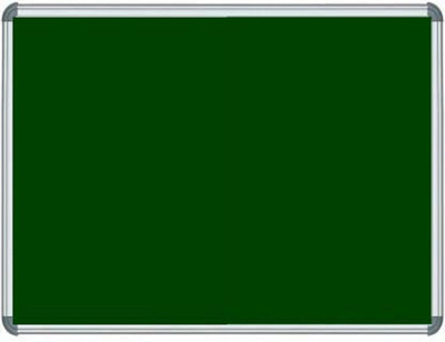 JS MART Reversible Wooden non magnetic whiteboard Chalkboard 2x1.5 feet Whiteboards and Duster Combos(White, Green)