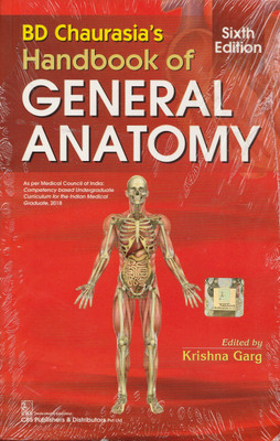Chaurasia's Handbook Of General Anatomy 6th With Scratch Code(Paperback, Krishna Garg)