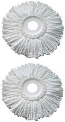 SAKEXA High Quality Microfiber Spin Mop refill 360 White SH-21020 Refill(White)