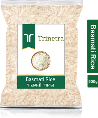 Trinetra Best Quality Basmati Rice-500gm (Pack Of 1) Basmati Rice (Long Grain, Raw)(0.5 kg)
