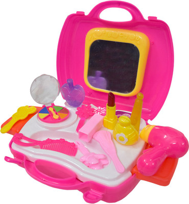 Fashion GiftyBear Girls Beauty Role play make up set for girls , pink