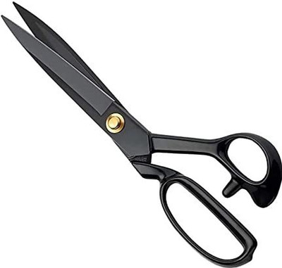 TLO Black 10 Inch Scissors(Set of 1, Black)