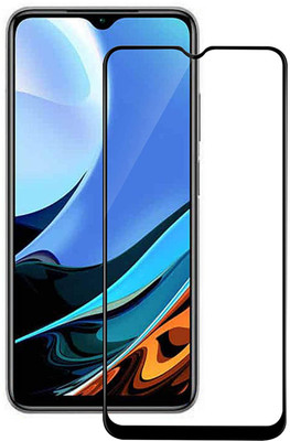 iZAP Edge To Edge Tempered Glass for Redmi 9 Power, Poco M3 (Black)(Pack of 1)