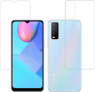 Vatsin Front and Back Screen Guard for Vivo Y20A(Pack of 2)