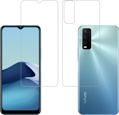 Ten To 11 Front and Back Screen Guard for Vivo Y20G(Pack of 2)