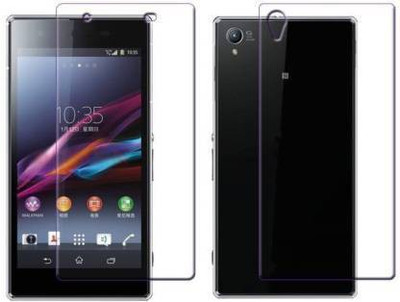 QuikDeal Front and Back Tempered Glass for Sony Xperia Z1(Pack of 1)