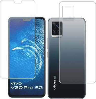 PR SMART Front and Back Tempered Glass for Vivo V20 Pro(Pack of 2)
