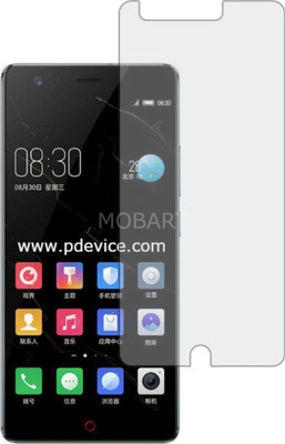 MOBART Tempered Glass Guard for NUBIA Z17 LITE (Matte Finish, Flexible)(Pack of 1)