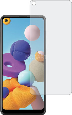 MOBART Tempered Glass Guard for SAMSUNG GALAXY A21 (ShatterProof, Flexible)(Pack of 1)