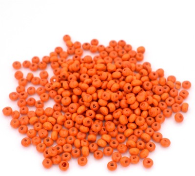 Crafts Haveli Orange Beads(100 g)