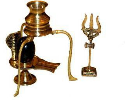 SBBCO Decorative Showpiece  -  14 cm(Brass, Gold, Black)