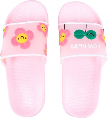 Brauch Women Slides(Pink , 8)