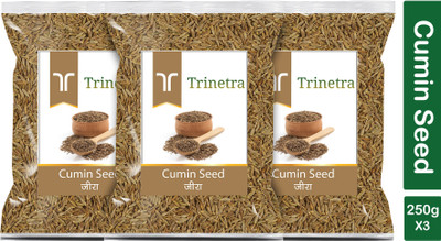 Trinetra Premium Quality Jeera (Cumin Seeds)-250gm (Pack Of 3)(3 x 250 g)