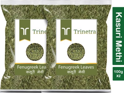 Trinetra Premium Quality Kasuri Methi (Fenugreek Leaves)-100gm (Pack Of 2)(2 x 100 g)