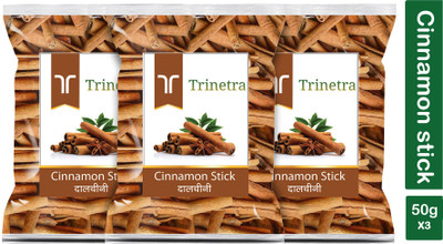 Trinetra Premium Quality Dalchini Sabut (Cinnamon Stick)-50gm (Pack Of 3)(3 x 50 g)