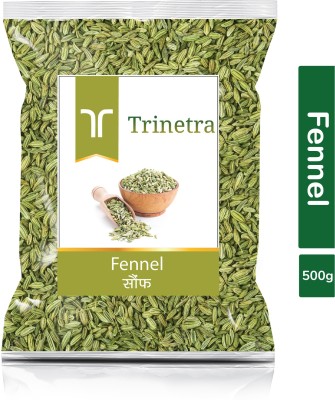 Trinetra Premium Quality Saunf (Fennel Seeds)-500gm (Pack Of 1)(500 g)