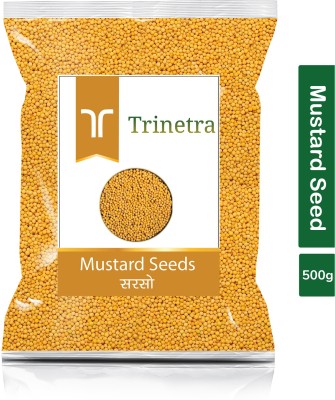 Trinetra Premium Quality Sarson (Mustard Seeds)-500gm (Pack Of 1)(500 g)