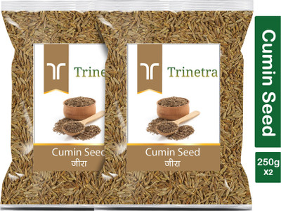 Trinetra Premium Quality Jeera (Cumin Seeds)-250gm (Pack Of 2)(2 x 250 g)