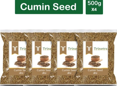 Trinetra Premium Quality Jeera (Cumin Seeds)-500gm (Pack Of 4)(4 x 500 g)