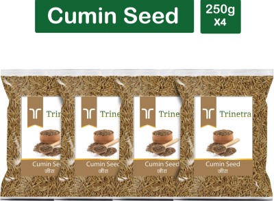 Trinetra Premium Quality Jeera (Cumin Seeds)-250gm (Pack Of 4)(4 x 250 g)