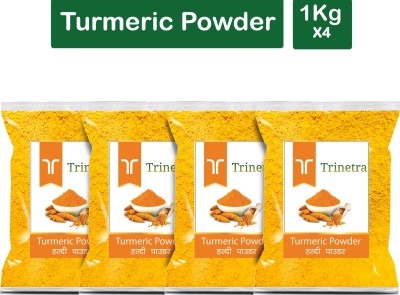 Trinetra Premium Quality Haldi Powder (Turmeric)-1Kg (Pack Of 4)(4 x 1000 g)