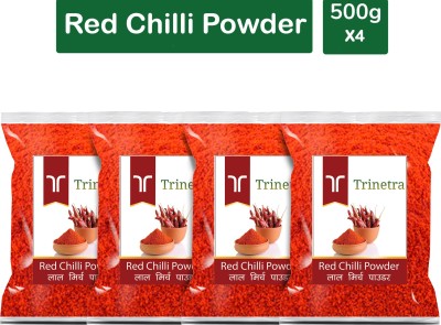 Trinetra Premium Quality Lal Mirch Powder (Red Pepper)-500gm (Pack Of 4)(4 x 500 g)