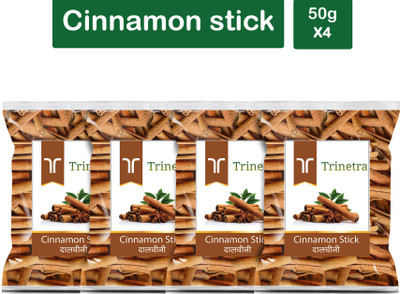 Trinetra Premium Quality Dalchini Sabut (Cinnamon Stick)-50gm (Pack Of 4)(4 x 50 g)
