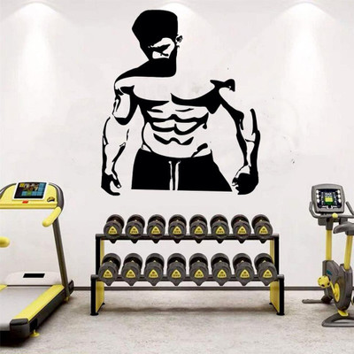 DICTON HUB 59 cm bodybuilder-blk2 Removable Sticker(Pack of 1)