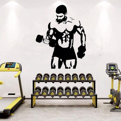 DICTON HUB 59 cm bodybuildingmanblk2 Removable Sticker(Pack of 1)
