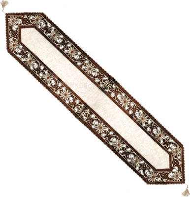 DECOLOGY Brown 177 cm Table Runner(Cotton)