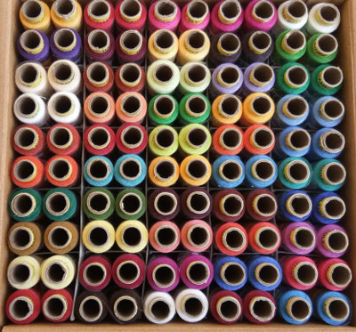 wiffo multicolor Thread(150 m Pack of100)