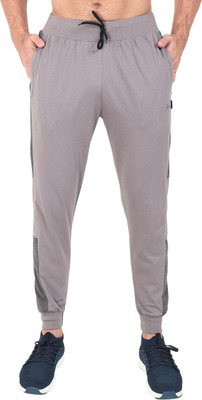 Zeffit Colorblock Men Grey Track Pants