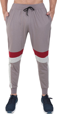 Zeffit Colorblock Men Grey Track Pants