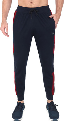 Zeffit Colorblock Men Light Blue Track Pants