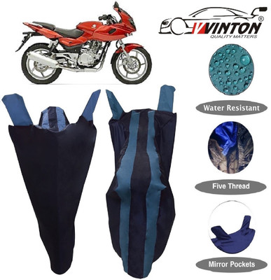 V VINTON Two Wheeler Cover for Bajaj(Pulsar 220 DTS-i, Blue)