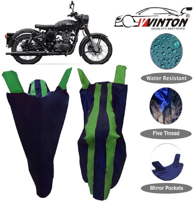 V VINTON Two Wheeler Cover for Royal Enfield(Classic 500, Multicolor)