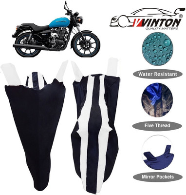 V VINTON Two Wheeler Cover for Royal Enfield(Thunderbird 500, White)
